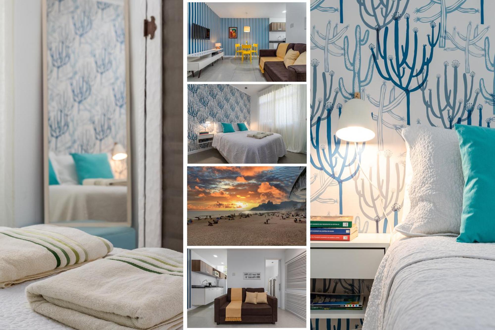 Concept Studio a 200m PRAIA de IPANEMA - Home Office Wi-Fi ilimitado 35mbps, NetFlix, Ar Condicionado, Cozinha Completa Rio de Janeiro Exterior foto